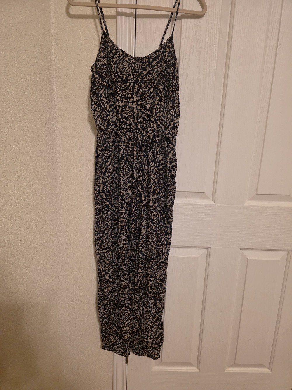 American Eagle Outfitters Paisley Print Knit Jumpsuit